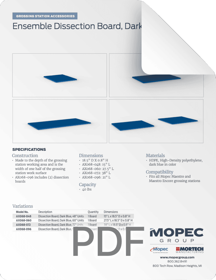AX068 Spec Sheet