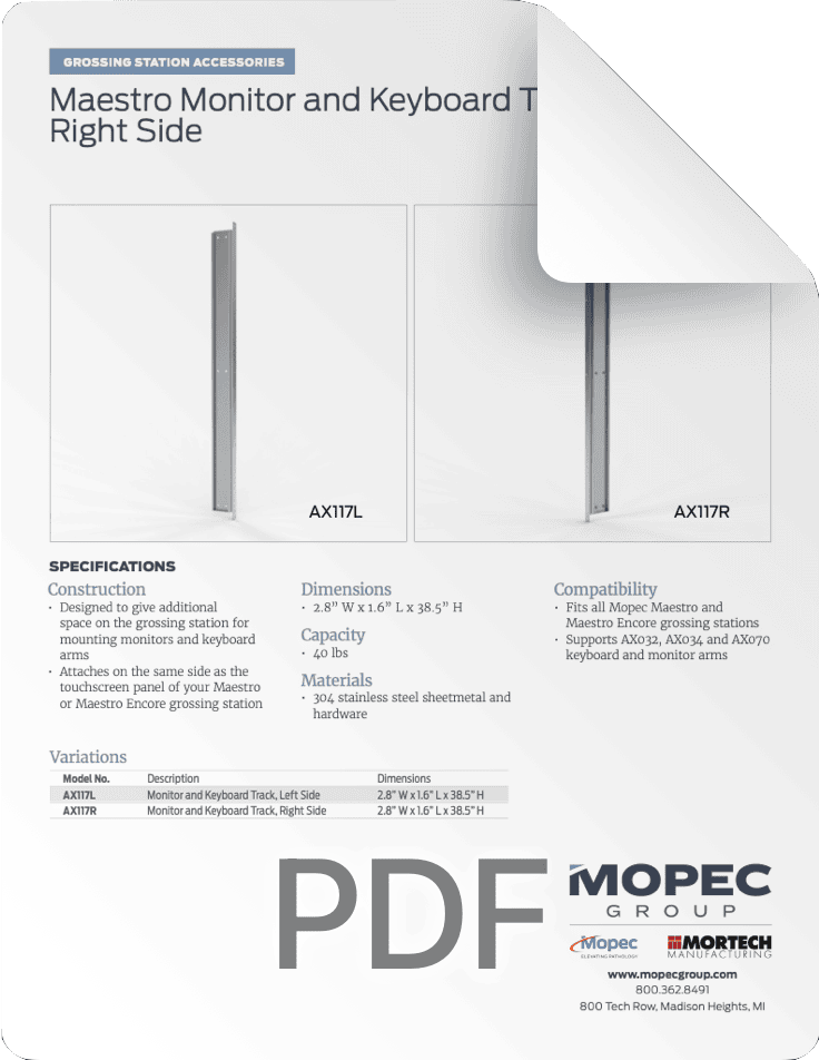 AX117 Spec Sheet