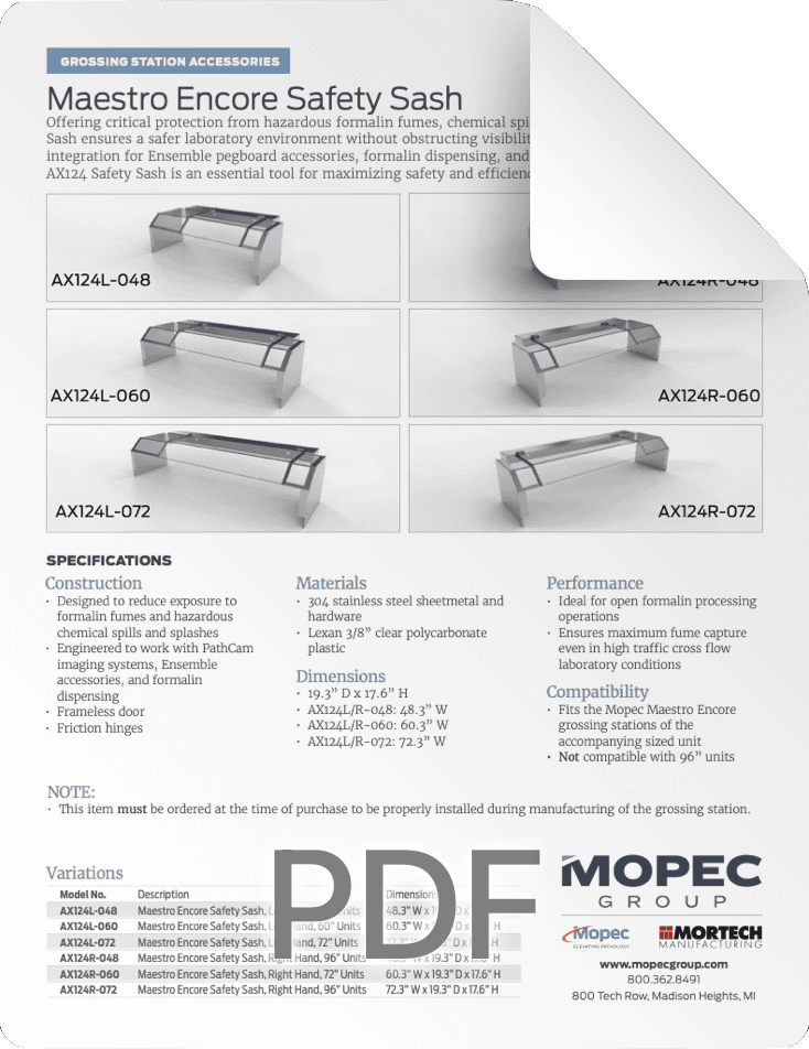 AX124 Spec Sheet