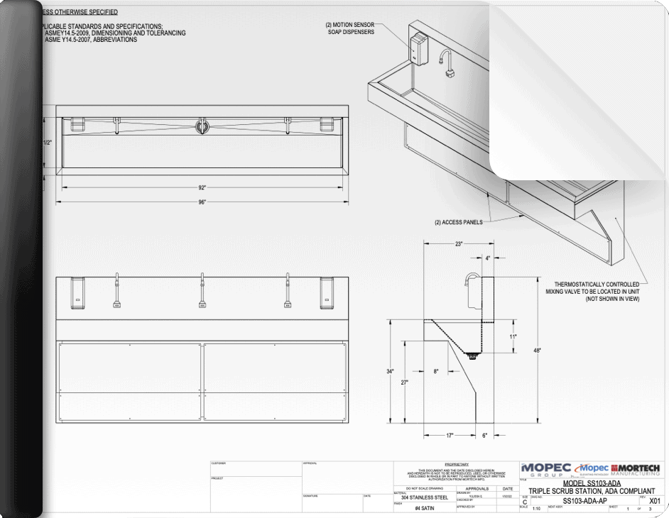 SS103-ADA Drawing