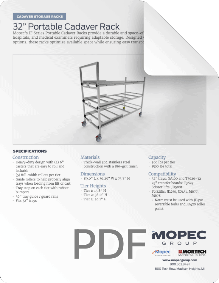 IF32 Racks Spec Sheet