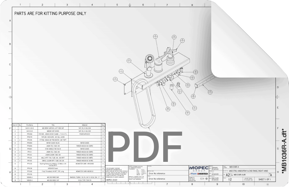 MB1036R Drawing