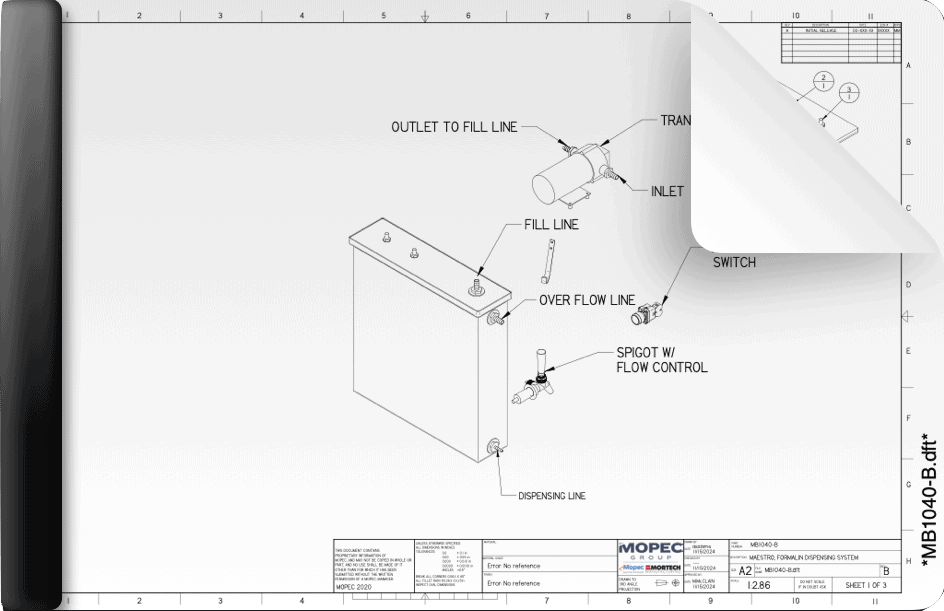 MB1040 Drawing