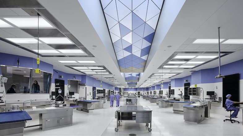A clean and organized Forensic Pathology Facility