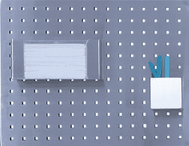 Mopec Maestro Encore with Ensemble Pegboard Accessories - Left View