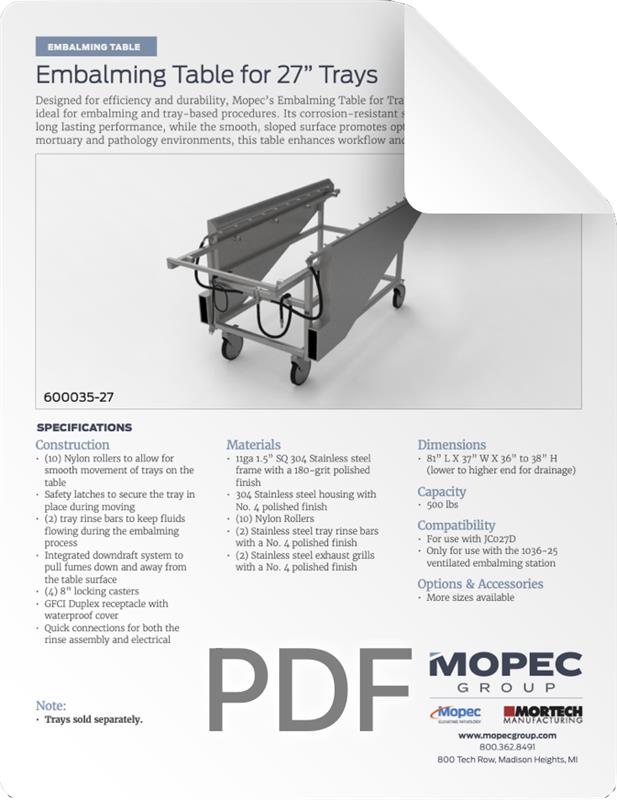 600035-27 Spec Sheet
