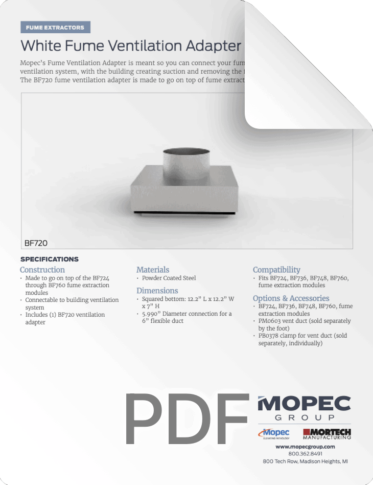 BF720 Spec Sheet