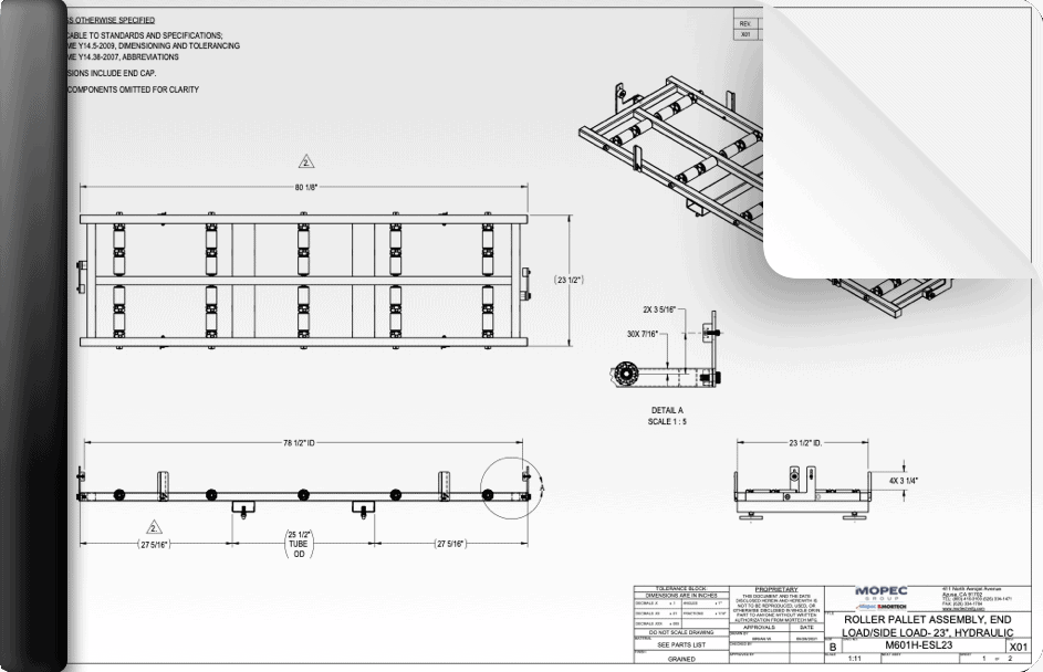 M601H-ES-23 Drawing