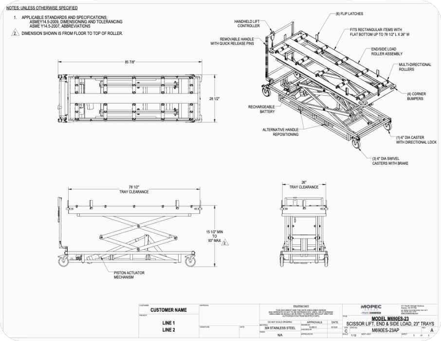 M690ES-23 Drawing