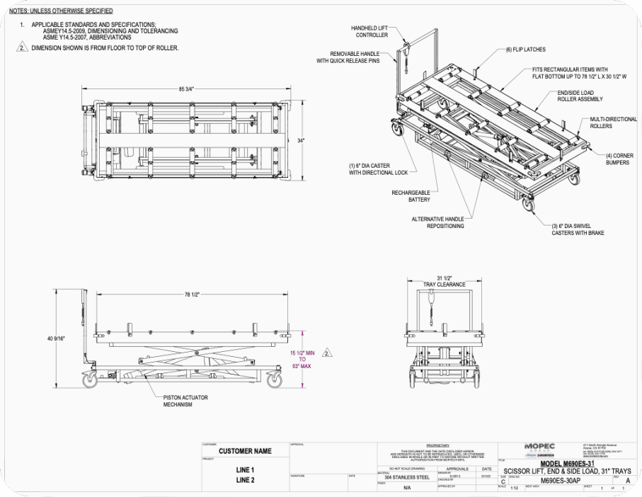 M690ES-31 Drawing