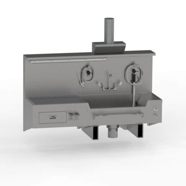 Embalming Station, Left or Right Approach (1036-25-R & 1036-25-L)