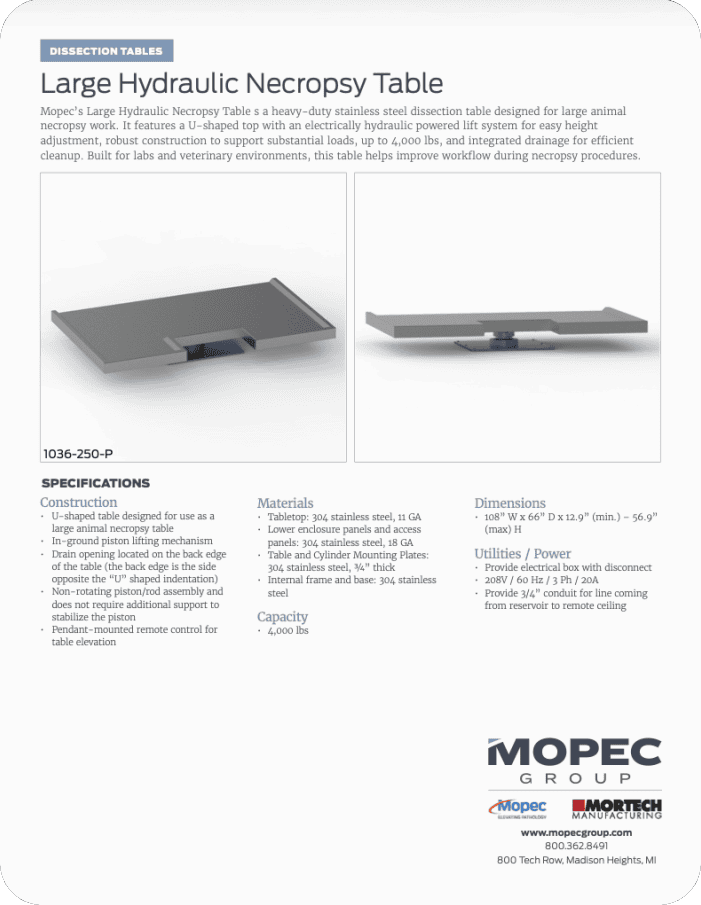 1036-250-P Spec Sheet