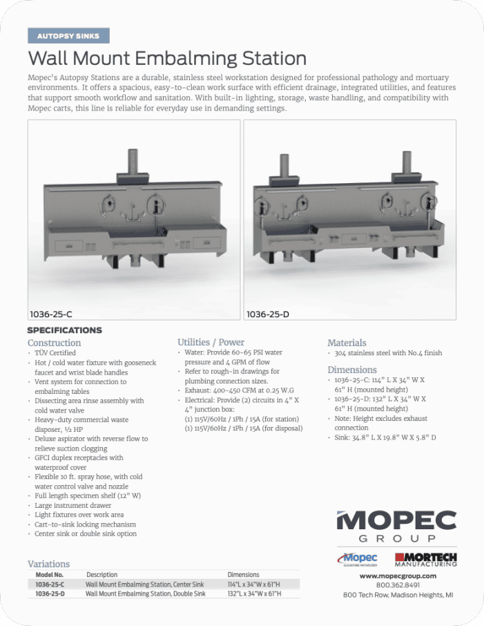 1036-25(C&D) Spec Sheet