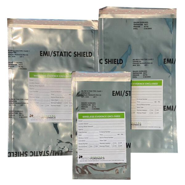 Disposable Faraday Bags, Multi Pack