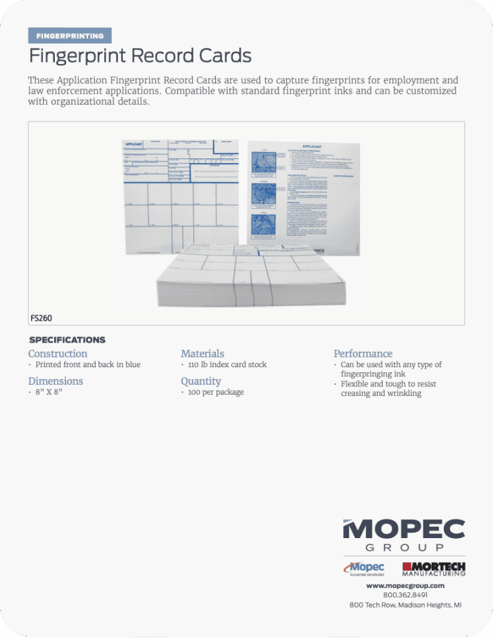 Spec Sheet