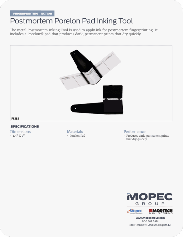Spec Sheet