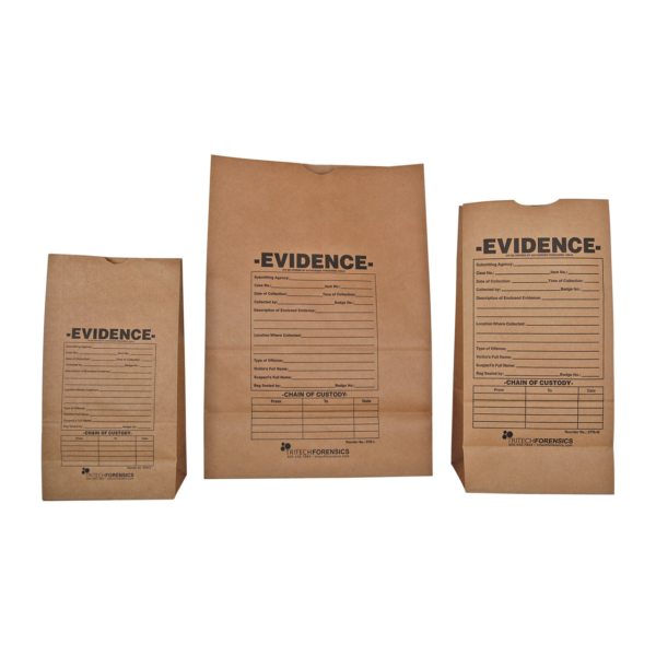 Preprinted Paper Evidence Bags