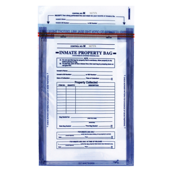 Inmate Property Security Bags