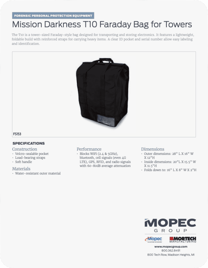 Spec Sheet