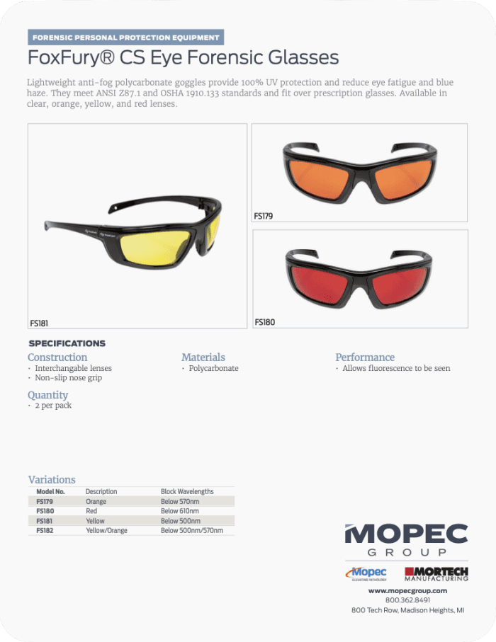 Spec Sheet