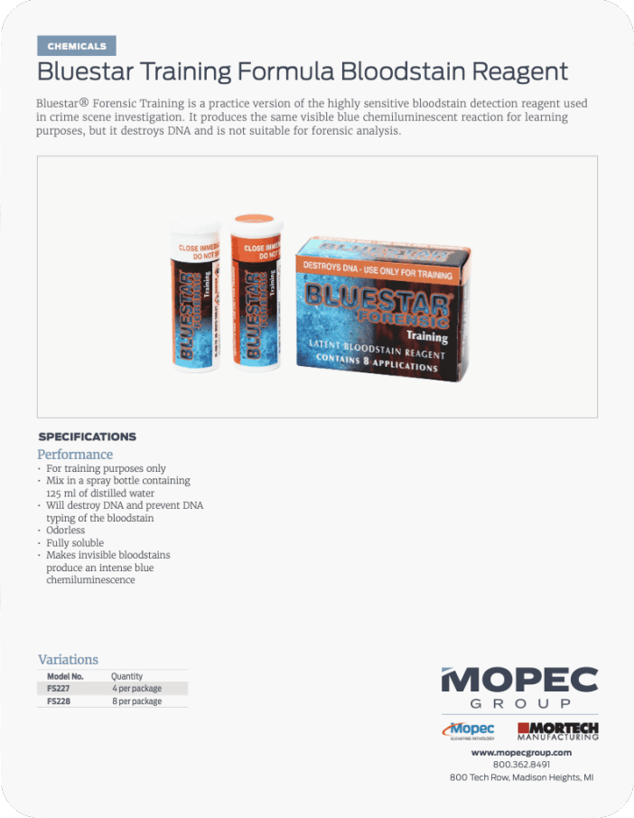 Spec Sheet
