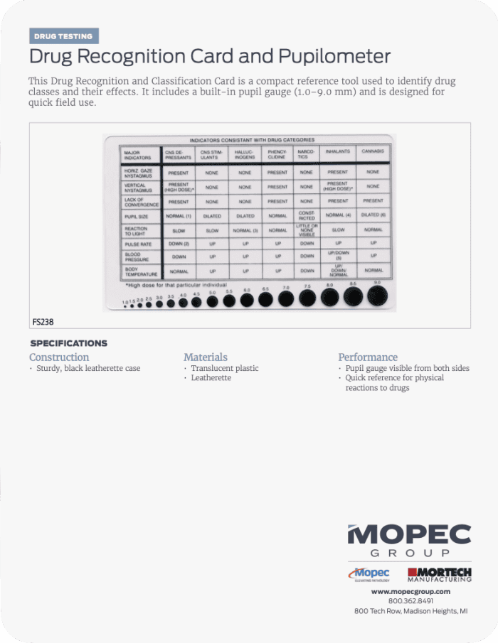 Spec Sheet