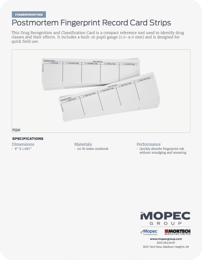 Spec Sheet