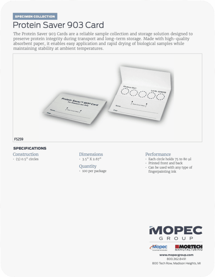Spec Sheet