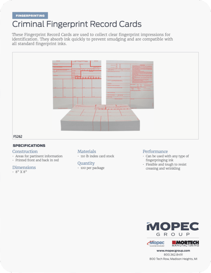 Spec Sheet