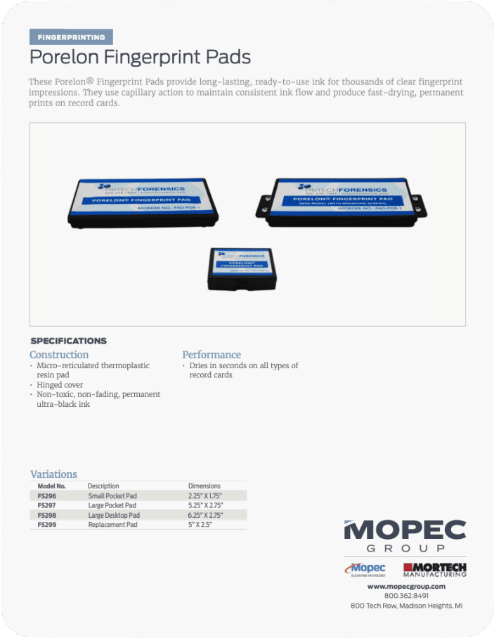 Spec Sheet
