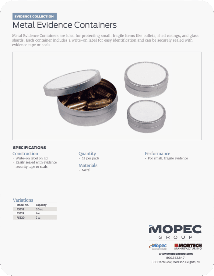 Spec Sheet