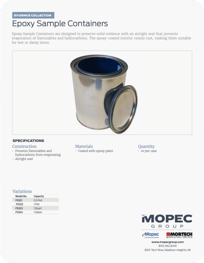 Spec Sheet