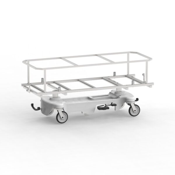 Hydraulic Covered Cadaver Carrier With Rollers - 600040-H-27