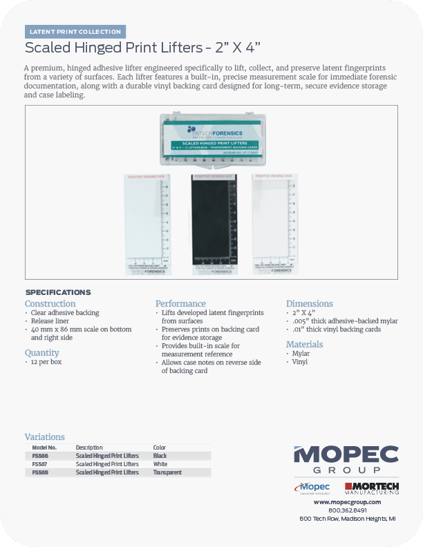 Spec Sheet