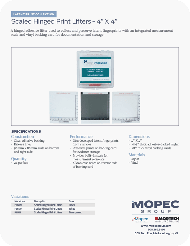 Spec Sheet