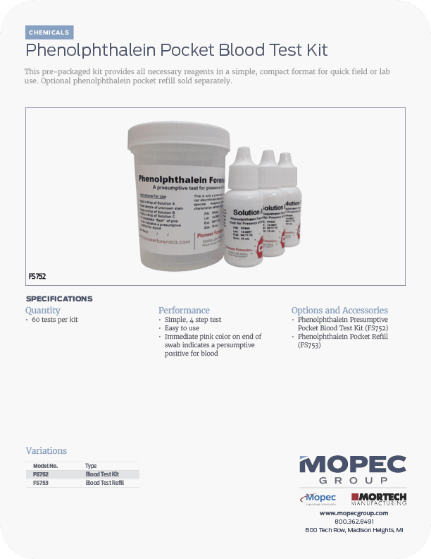 Spec Sheet
