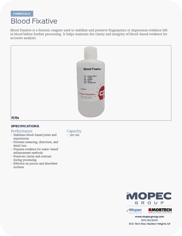 Spec Sheet