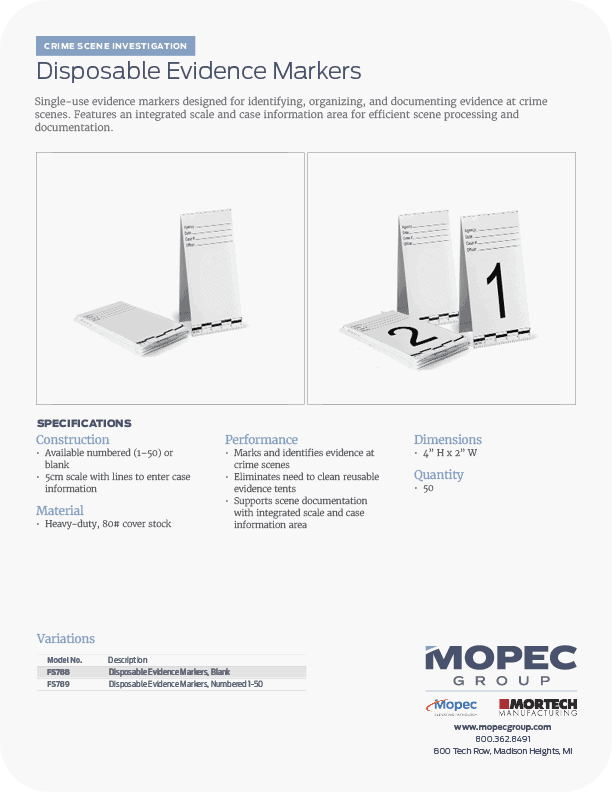Spec Sheet