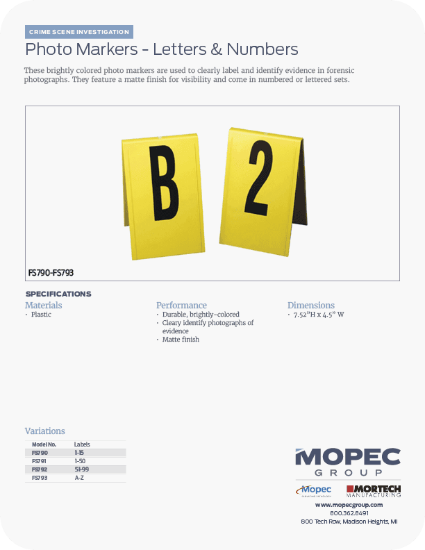 Spec Sheet