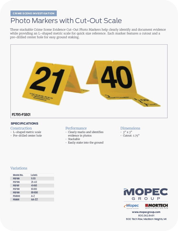 Spec Sheet