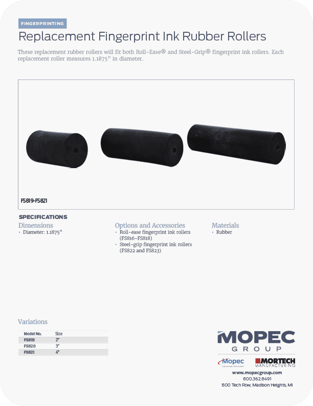 Spec Sheet