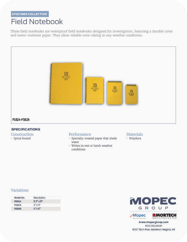 Spec Sheet