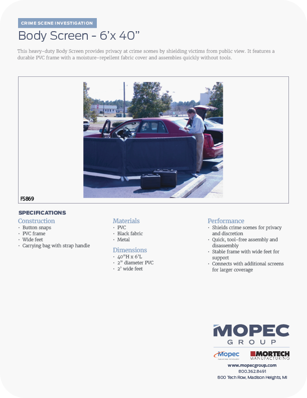 Spec Sheet
