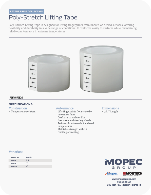 Spec Sheet