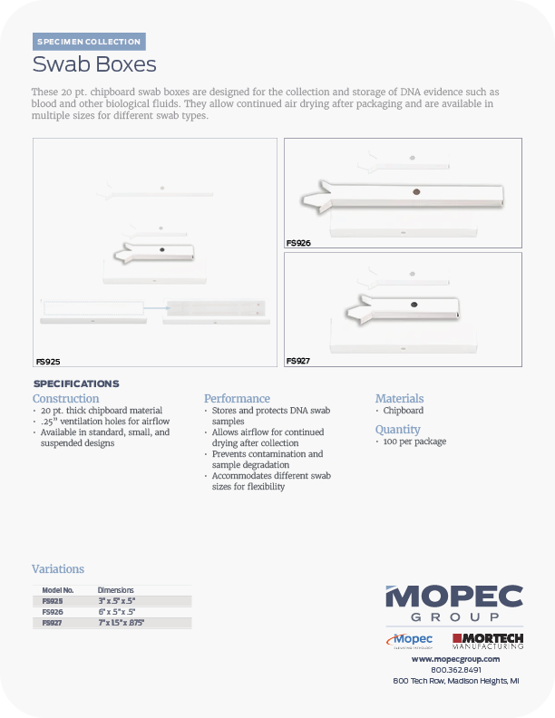 Spec Sheet
