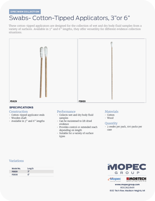 Spec Sheet