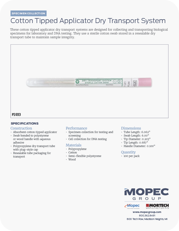 Spec Sheet