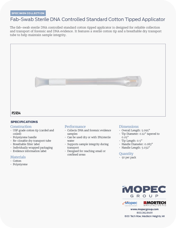 Spec Sheet