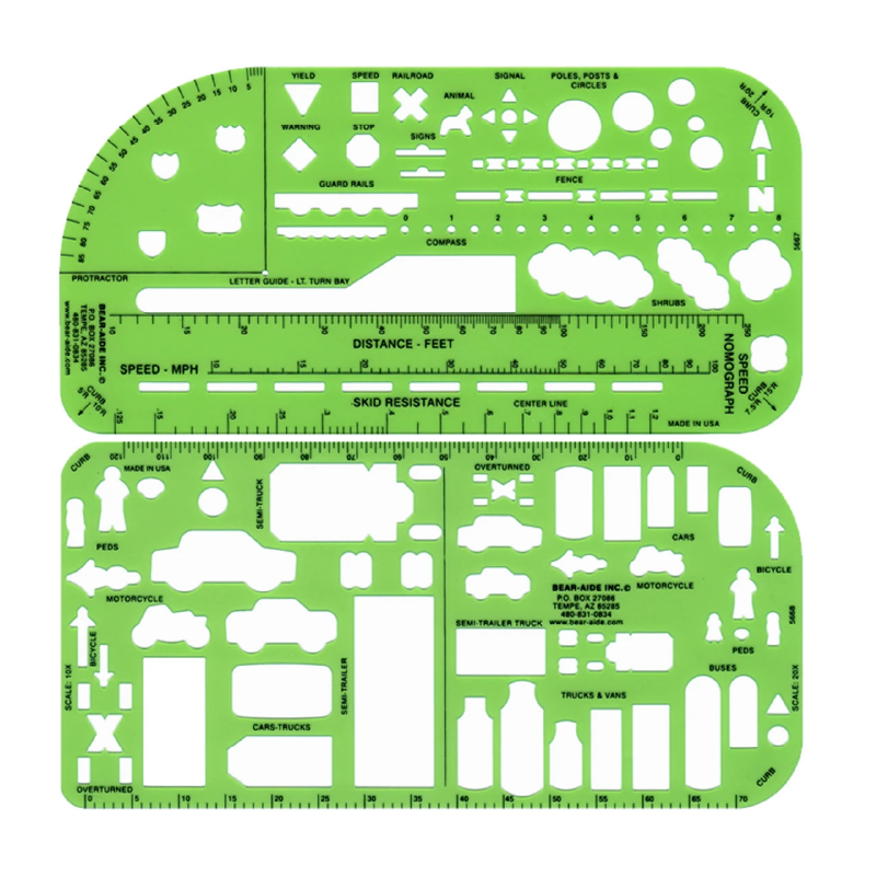 Crime Scene Sketch Templates - Image 3