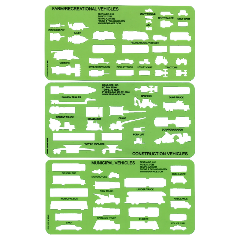 Crime Scene Sketch Templates - Image 2